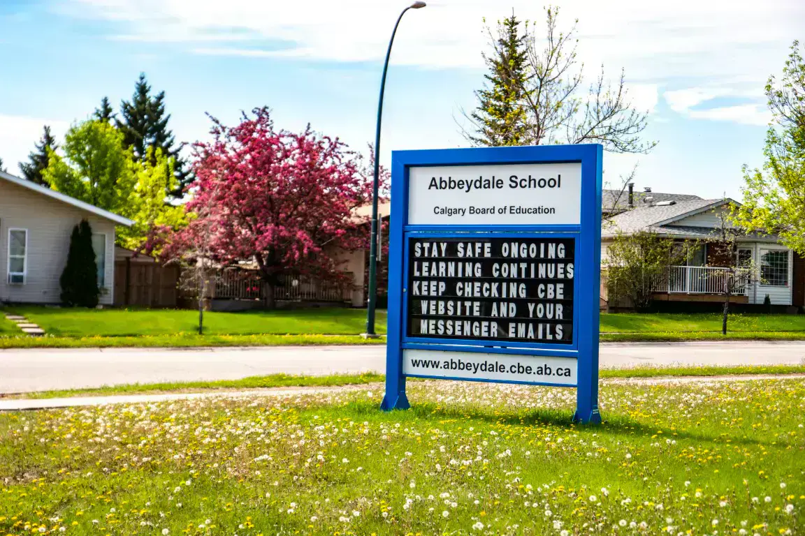 Abbeydale community in Calgary